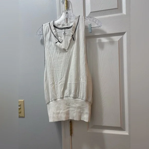 Free People Movement So Twisted Tank in white and black size medium - Picture 3 of 5